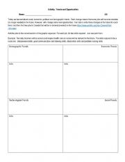 English Worksheet: Trends- Planning and Careers