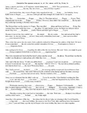 English Worksheet: Prepositions of time and place