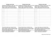 English Worksheet: Timetable fiasco game (future with going to, will and present simple)