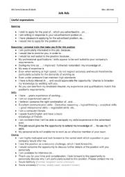 Lesson 9 - Job Ads (4th form)