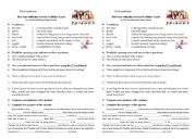 English Worksheet: Friends - The One with the creepy holiday card
