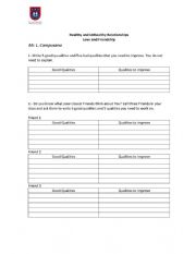 English Worksheet: guia