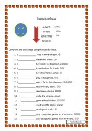 frequency adverbs-completing adverbs