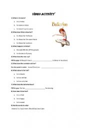 Balerina movie activity