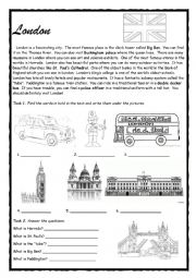 City of London - 3 Pages, 9 Activities