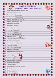 Practice QUESTION FORMATION - 5