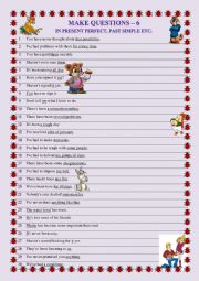 Practice QUESTION FORMATION - 6