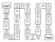 English Worksheet: Used to and usually boardgame