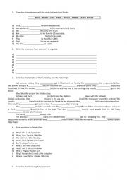 English Worksheet: Simple Past