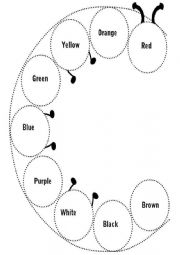 English Worksheet: Colours