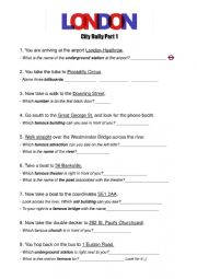 English Worksheet: London Street Siew Rally Part 1