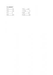 English Worksheet: can 