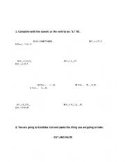 English Worksheet: My Things
