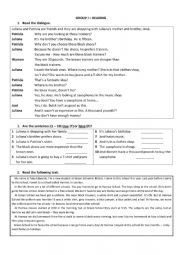 English Worksheet: English Test 6th grade