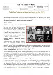 Test - M6 - The International Childrens Climate Prize 2019