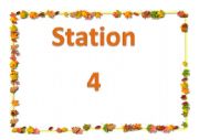 Thanksgiving - ESCAPE ROOM - station 4 of 7