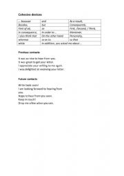 English Worksheet: useful phrases to write a personal letter