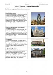 Famous London Landmarks