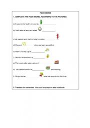 Food idioms