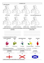 English Worksheet: the UK