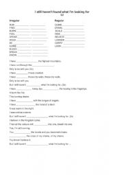 English Worksheet: Present Perfect song