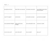 English Worksheet: Simple Present Tense Find Someone Who