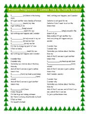 English Worksheet: Lemon tree
