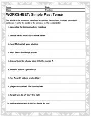 Simple Past Tense