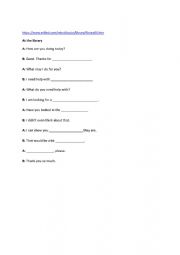 English Worksheet: at the library