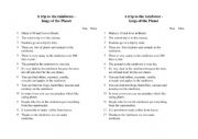 English Worksheet: A  trip to the rainforest - video 