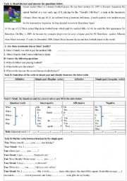 English Worksheet: simple past