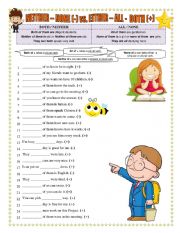 English Worksheet: None, neither, either, all, both