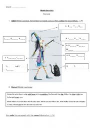 English Worksheet: Winnie the Witch (test)