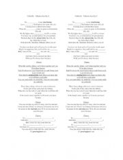 English Worksheet: Umbrella - Rihanna 
