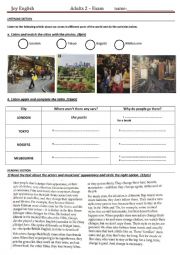 English Worksheet: present simple vs continuous