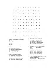 English Worksheet: Didactic Exam