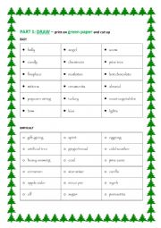 English Worksheet: CHRISTMAS 