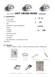 English Worksheet: A recipe