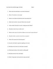 English Worksheet: Inside Out and Back Quiz through page 85