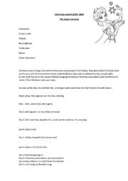 English Worksheet: Christmas Play Script: The Magic Toy Shop (Frozen and Toy story)