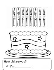 English Worksheet: how old are you