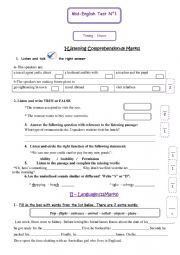 mid term test 1