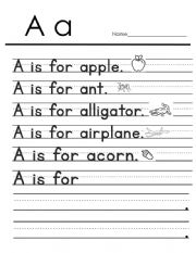 A is for....