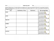 Inferencing Vocabulary levels 1-6 (3rd-8th grade)