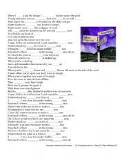 English Worksheet: The Wrong Direction