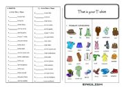 English Worksheet: This and That