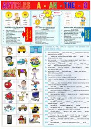 A - an - the or zero article basic rules + practice + KEY