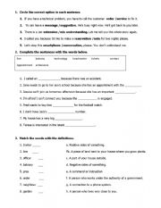 English worksheet: LGS preparation 2