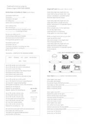 English Worksheet: Christmas songs by famous artists