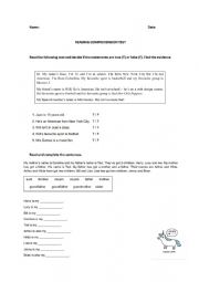 English Worksheet: Basic review